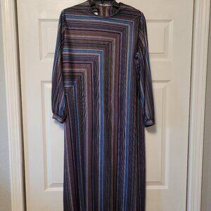 Vintage 70s Lady Hardin Multi-Colored Dress